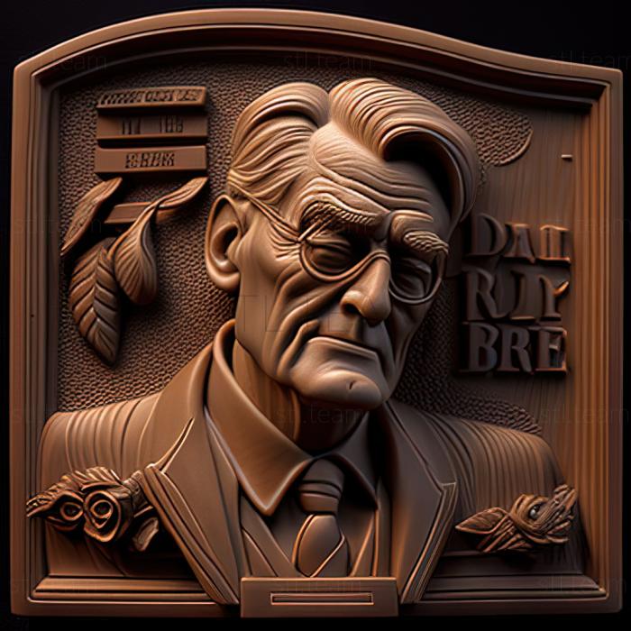 3D model Mr Potter This Wonderful LifeLionel Barrymore (STL)